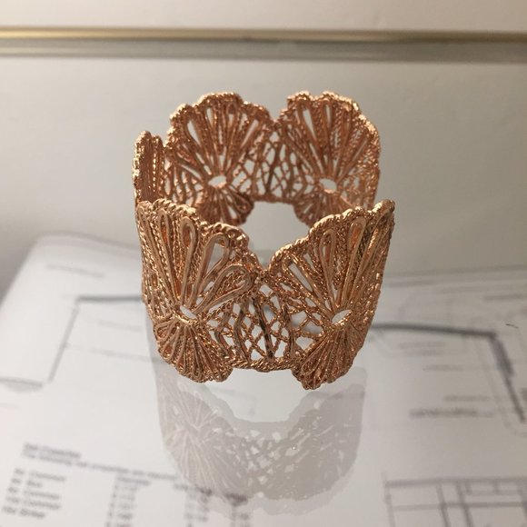 Stella & Dot Geneve Lace Cuff (Rose Gold) - Picture 2 of 4